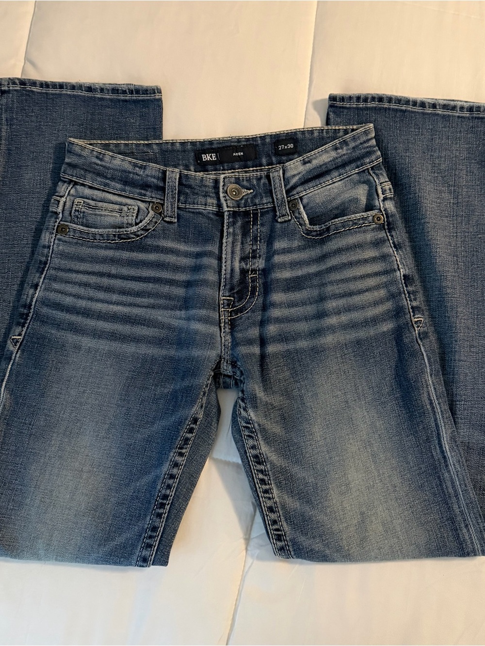 BKE Medium Wash Bootcut Men’s Stretch Jeans